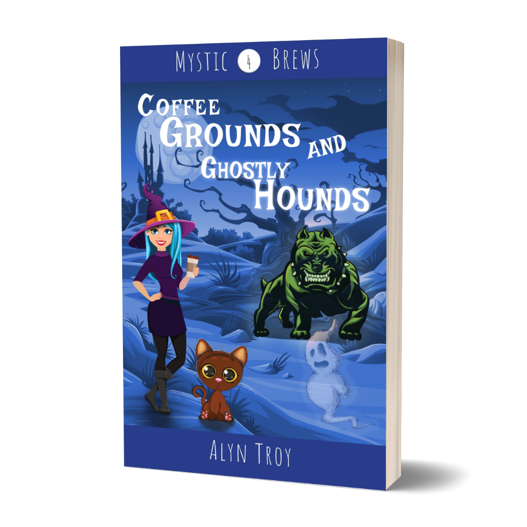 Coffee Grounds and Ghostly Hounds MB#4 PAPERBACK