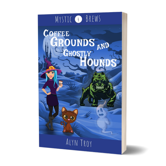 Coffee Grounds and Ghostly Hounds MB#4 PAPERBACK