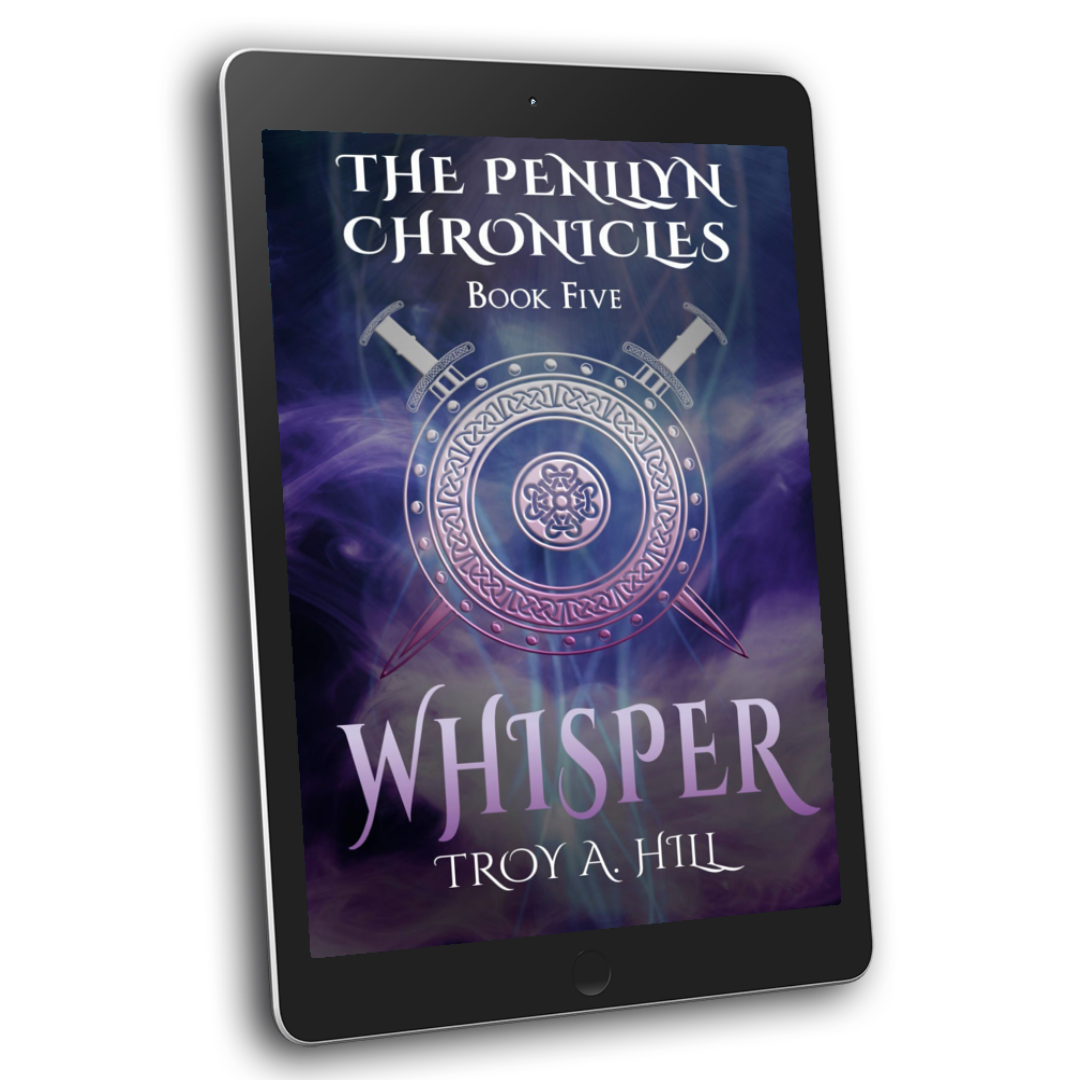 Ebook cover of Whisper, book 5 in the Penllyn Chronicles Epic Dark Fantasy series