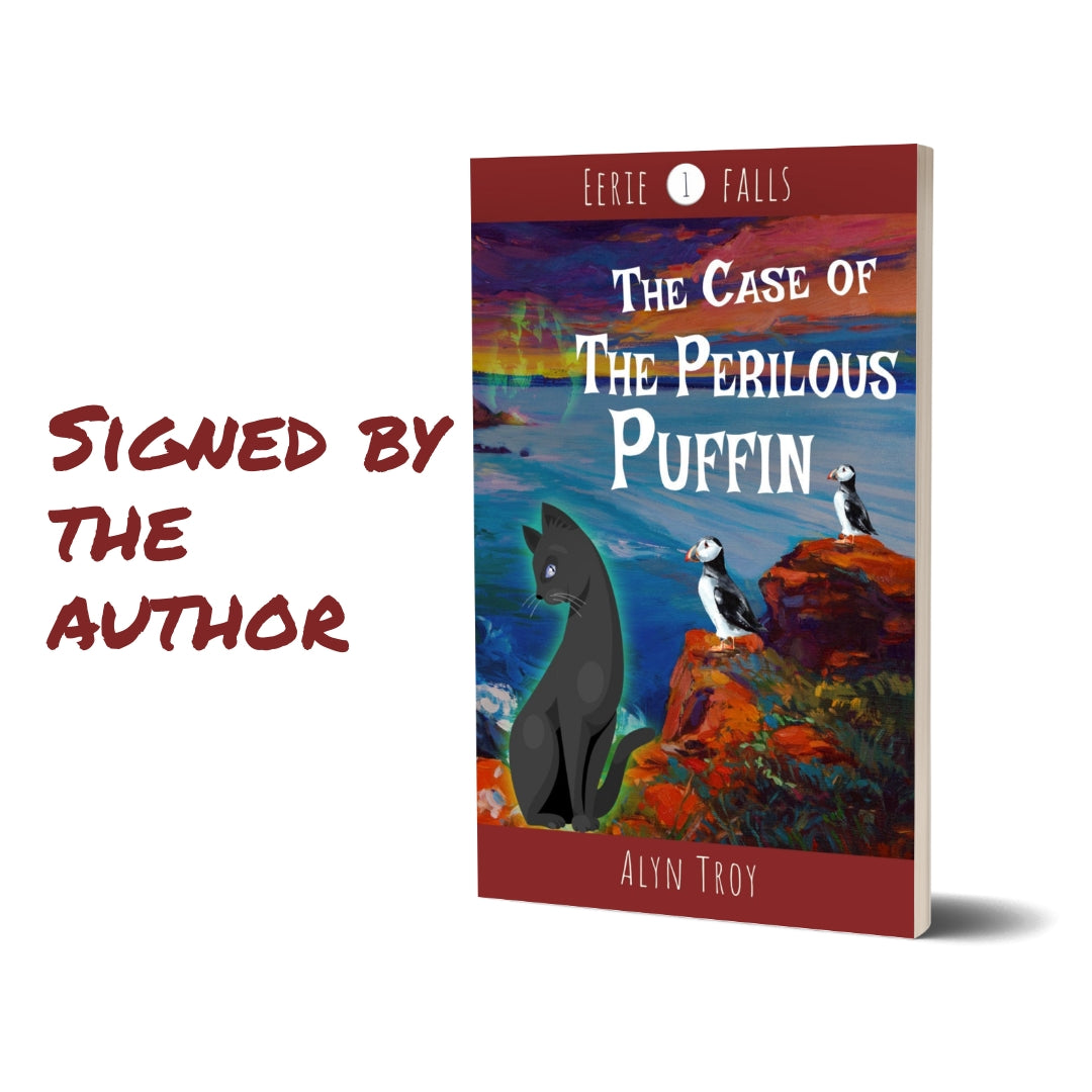 Signed Copy The Case of the Perilous Puffin EF#1 PAPERBACK