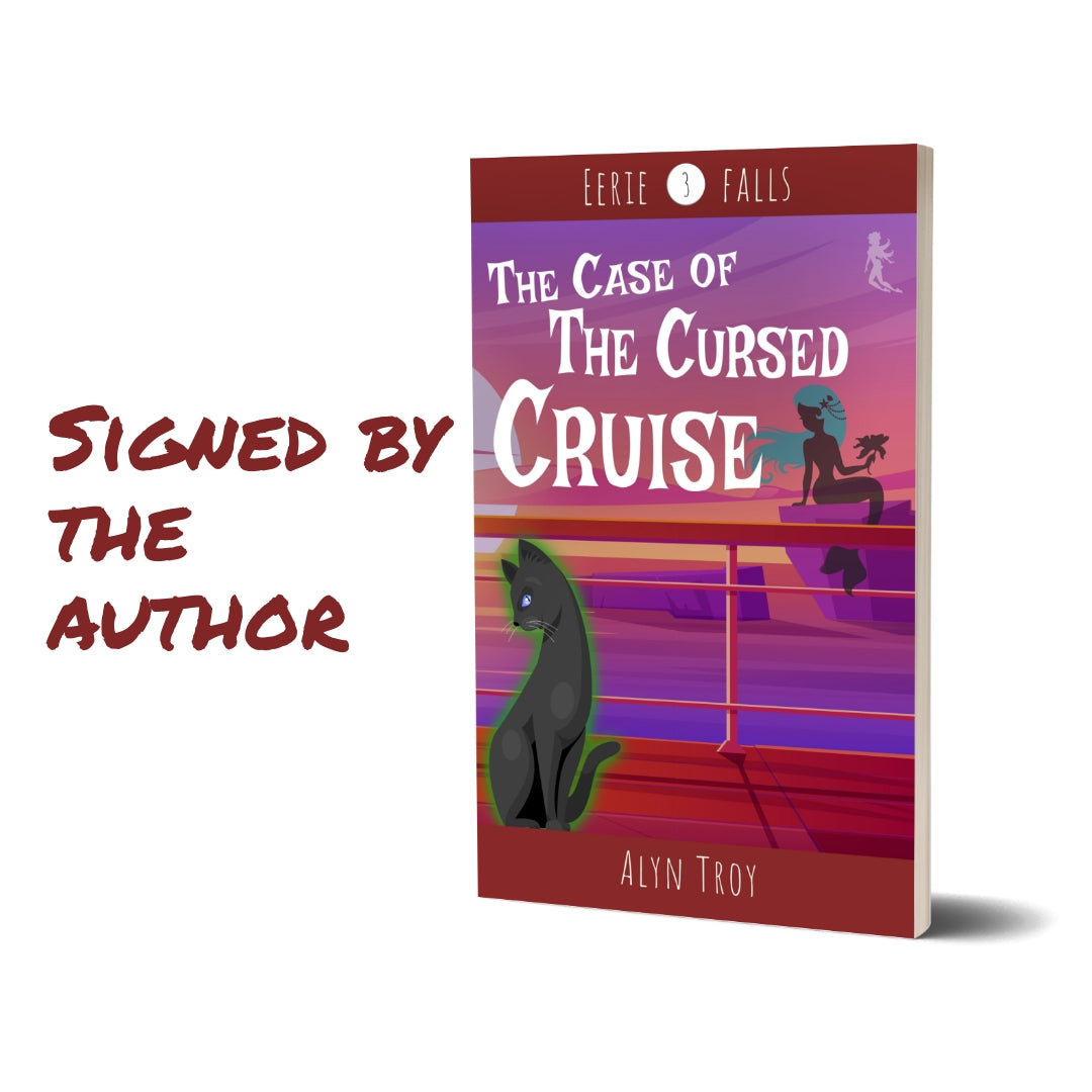 Signed Copy The Case of the Cursed Cruise EF#3 PAPERBACK (Copy)