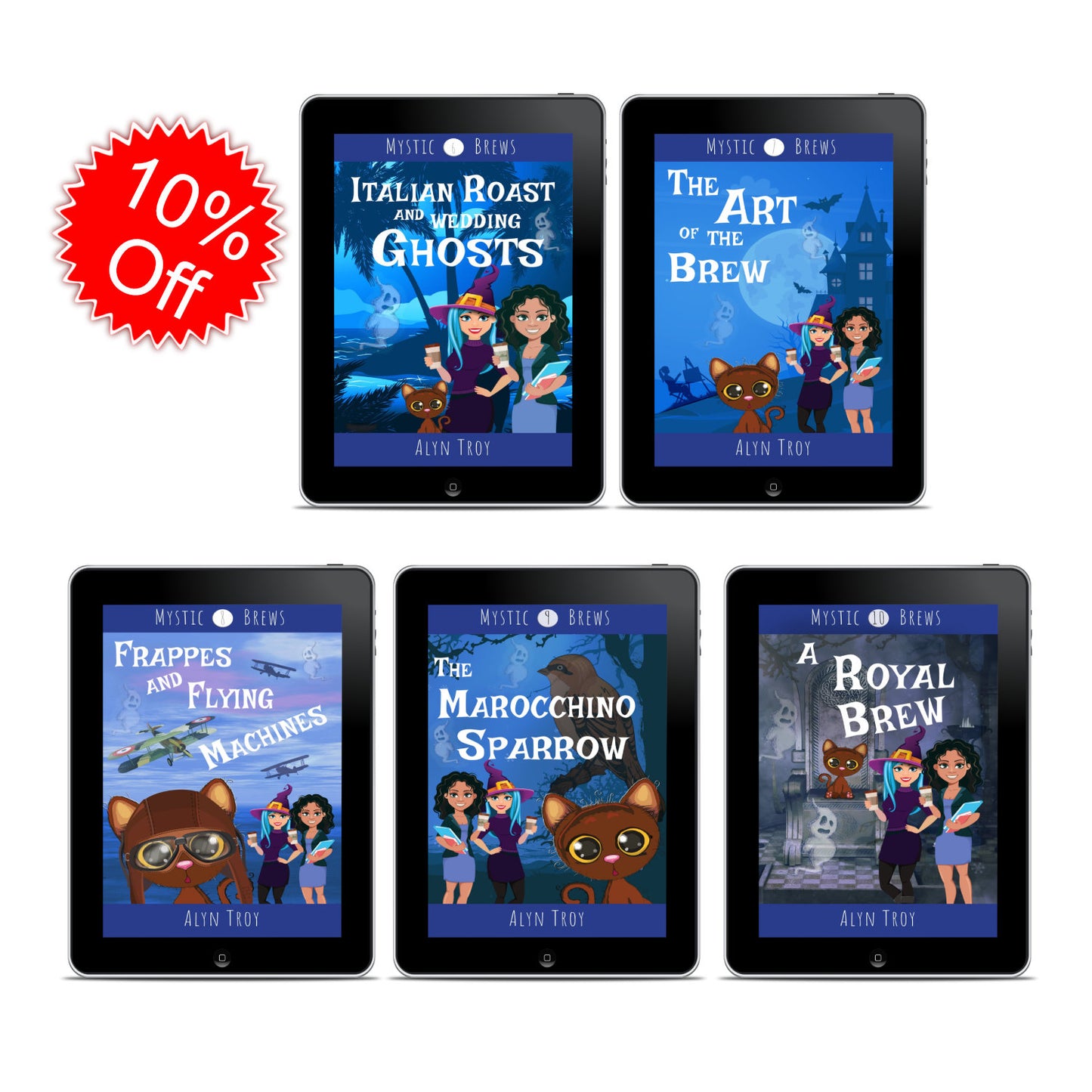 five book bundle #6-10. Save 10 percent