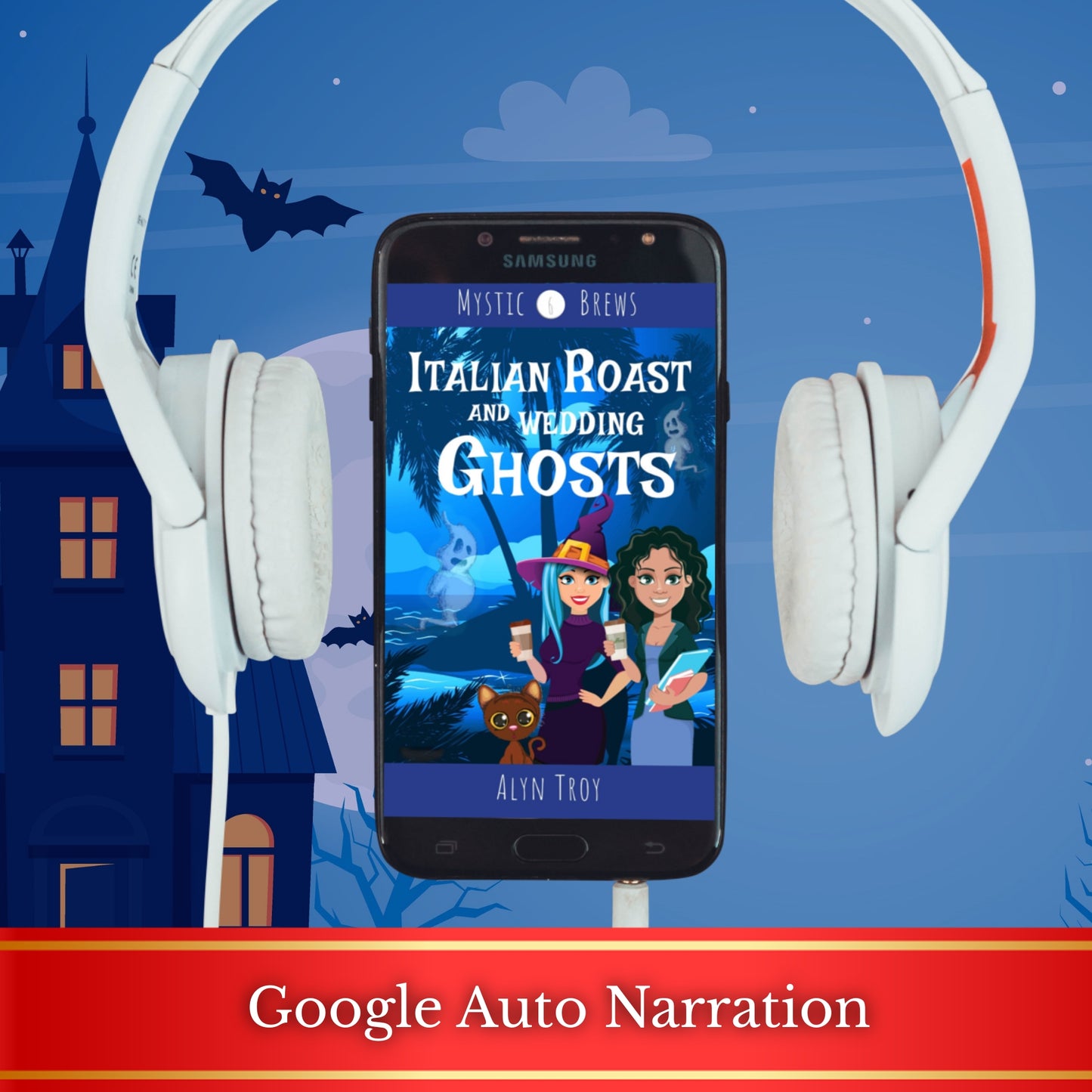 Audio book cover of Italian Roasts. Narrated by Google AI